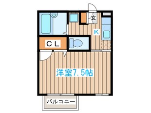 メゾンＨＡＭＡＤＡの物件間取画像